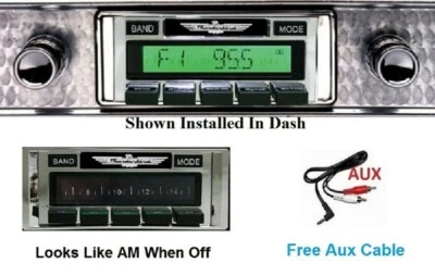 1956 Ford Thunderbird Stereo Radio w/ Free Aux Cable Included 230 Foto 1 de 4