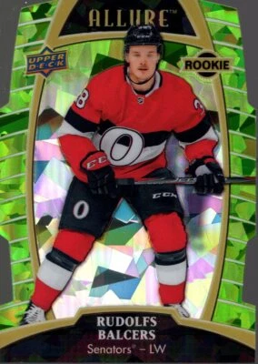 2019-20 Upper Deck Allure Green Quartz #82 Rudolfs Balcers /99 - NM-MT - Image 1 of 2
