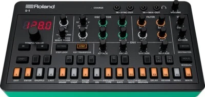 Roland AIRA Compact S-1 Tweak Synthesizer Digital SH-101 Sound & Step Sequencer - Image 1 of 4