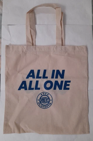 New York Knicks 2023 Playoffs ALL IN ALL ONE Tote Bag MSG SGA RARE Cover