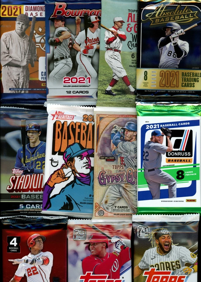 2020-22 Topps & Panini Baseball - Factory Sealed Packs - Mix & Match - You Pick - Image 1 of 1