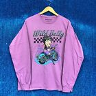 Wild Betty Boop Neon Flames Ride or Die manches longues M