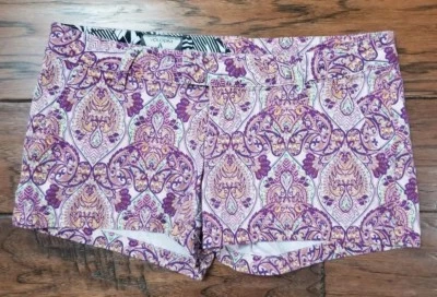 Women's Volcom Frochickie 2.5 Short Purple Paisley Size 1, Nice! (Inventory w2) - Image 1 of 4