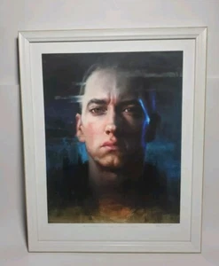 Eminem Kunst Portrait Gemälde limitierter Druck des Künstlers Brent Witt nummeriert signiert - Bild 1 von 9