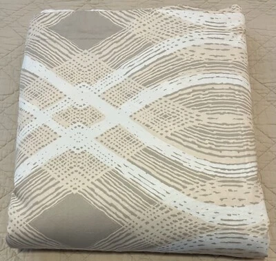 Funda nórdica geométrica de melocotón, marfil, bronceado The Company Store ~ King Foto 1 de 4