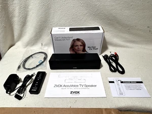 ZVOX ACCUVOICE MODEL AV100 MINI SOUNDBAR - BLUETOOTH MOD - DIALOG BOOST - Picture 1 of 5