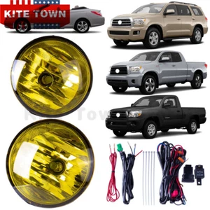 Kit de cableado interruptor luces antiniebla amarillas para Toyota Tacoma 05-11 Sequoia 08-15 Tundra - Imagen 1 de 6