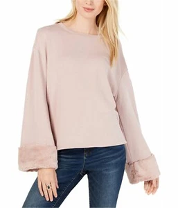 I-N-C Damen Sweatshirt mit Kunstfellbesatz Größe XXL - Bild 1 von 1