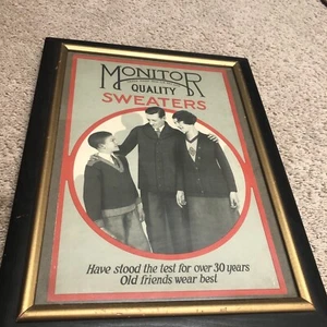 Vintage, Monitor, Sweaters Sign ￼ - Picture 1 of 6