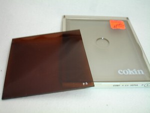 Cokin 005 Sepia Filter with case, P SERIES coef x 2.5.  No 5