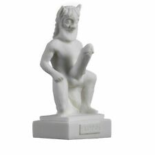 Satyr Griechisch Römische Mythologie Statue Handmade Alabaster Nude Male,,,