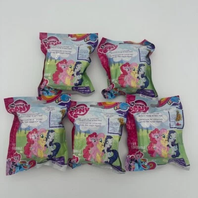🌈2016 MY LITTLE PONY MINI METALLIC FIGURE LOT OF 5 SEALED Bind Bags PACKS NEW🌈 - Image 1 of 2