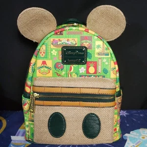 NEW Enchanted Tiki Room Disney Mickey Mouse Main Attraction Loungefly Backpack - Picture 1 of 6