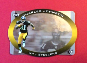 1996 Upper Deck SPx Gold Charles Johnson Pittsburgh Steelers #36