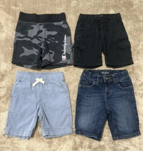 TCP Champion Size 5 Boy Shorts Lot Denim Jean Sweats Drawstring Adjustable Waist - Picture 1 of 1