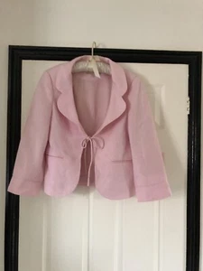 pink linen jacket from Fenn Wright Manson - Picture 1 of 5