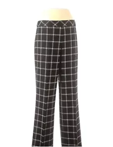 Pendleton Virgin Wool Darcy Trouser Pants Size 12 Windowpane Plaid Lined Career - Picture 1 of 10