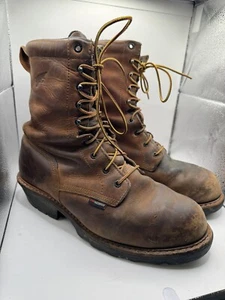 Red Wing Shoes 4420 Logger Max Steel Toe Waterproof Leather Work Boots Mens 12 - Picture 1 of 7