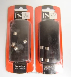 2-Pack (4 pieces) Hosa Couplers / RCA to RCA / GRA-101 -- CBL1 - Picture 1 of 2