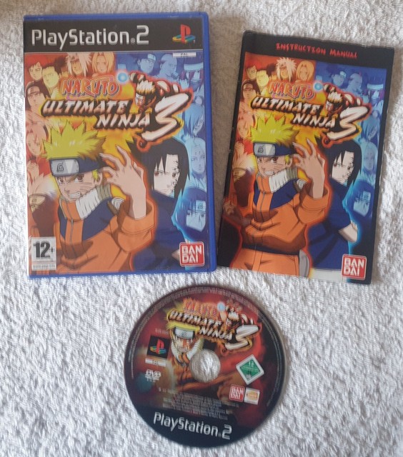 Naruto Ultimate Ninja 3 [REPRO-PACTH] - PS2 - Sebo dos Games - 10 anos!