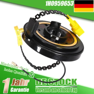 Für VW Golf 3 Polo Seat SCHLEIFRING WICKELFEDER AIRBAG 1H0959653E DE - Bild 1 von 4