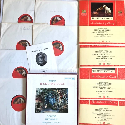 ALP 1030-35 Wagner - Tristan und Isolde Furtwangler Flagstad Box Set + 4 HMV LPs - Image 1 of 4
