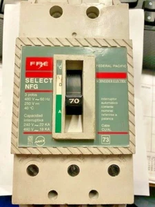 FPE / Schneider Electric SELECT NFG34070, Circuit Breaker, 3 Pole, 70 Amp, 480V - Picture 1 of 5