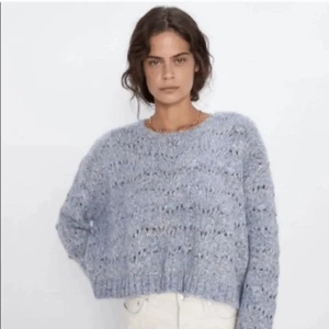 NEW Zara Wool Blend Boxy Popcorn Knit Crewneck Longsleeve Sweater Size Small - Picture 1 of 10