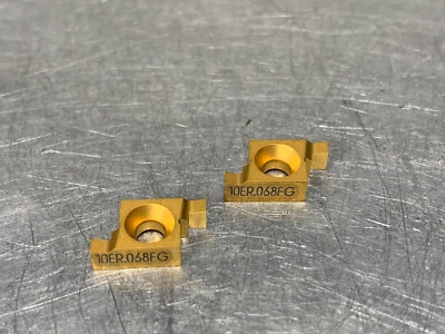 Ranurado de inserción de carburo Seco 10ER.068FG CP30 (2 piezas) Foto 1 de 2