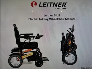 Electric folding wheelchair Leitner - Picture 1 of 10