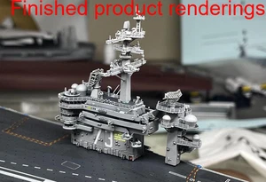 1/350/700 island structure of the U.S. Nimitz-class aircraft carrier Unpainted - Picture 1 of 7