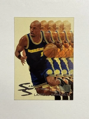1995-96 Fleer Metal Slick Silver Latrell Sprewell #8 - Изображение 1 из 2
