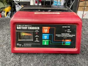 CEN-TECH 2/10/50A 12V Manual Charger With Engine Start 12 volt car battery - Picture 1 of 4