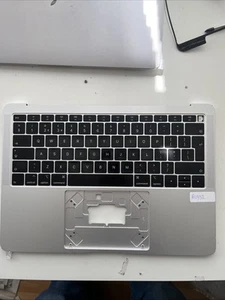  MacBook Air 13" A1932 2018 2019 Palmrest Top case Keyboard Silver SKU 3275 - Picture 1 of 2