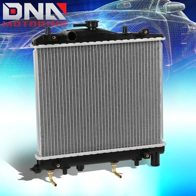 Conjunto de radiador para Ford Festiva AT MT 1988-1993 estilo OE núcleo de aluminio 263 Foto 1 de 4