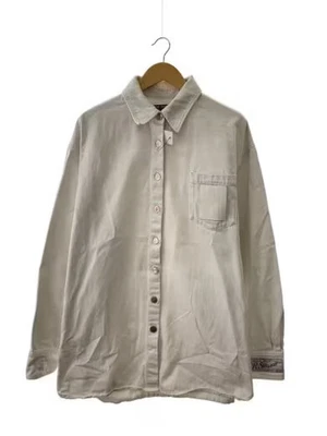 RAF SIMONS/22SS/Chaqueta Denim/M/Algodón/Blanco/Sólido/221W243 Foto 1 de 4