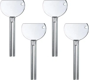 AUEAR, Stainless Steel Toothpaste Tube Squeezers Key Silver 4 Pack, - Bild 1 von 8