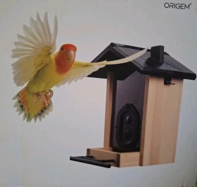 Alimentador inteligente para pájaros Origem con cámara - Captura automática Primer plano - Mod SF254 Foto 1 de 3
