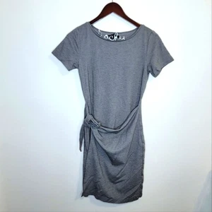 Club Monaco Gray Twansia Wrap Dress Tie Front Size Small - Picture 1 of 9