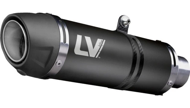 Leo Vince GP Corsa EVO Slip-On Muffler Black Edition #3389EBU for Kawasaki Foto 1 de 1