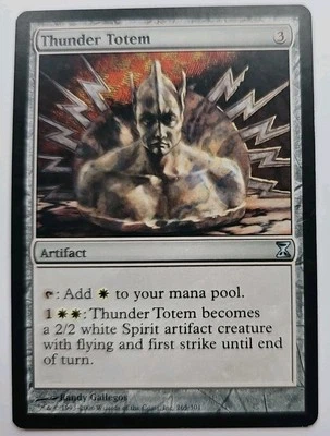 MTG Magic The Gathering Card Thunder Totem Artifact Time Spiral  - Image 1 of 2