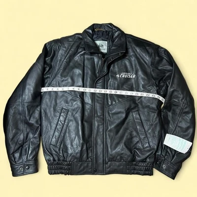 Винтажная куртка из натуральной кожи Chrysler Cruiser. - Изображение 1 из 4