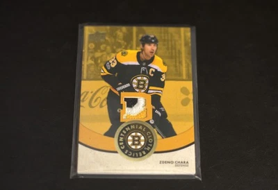 2023-24 CENTENNIAL BOSTON BRUINS ZDENO CHARA PATCH CLOTH RELICS /49 CCR-ZC - Image 1 of 2