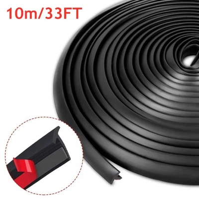 Tira de sello de faros de puerta de auto tipo T de 33 pies para moldura de borde de puerta Volvo Foto 1 de 4