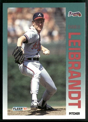 1992 Fleer #361 Charlie Leibrandt - Image 1 of 2