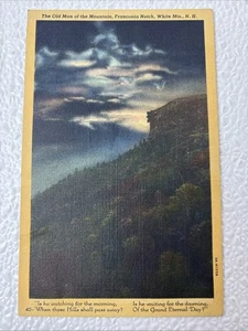 Postkarte weißer Rand um 1920 Der alte Mann vom Berg Franken Kerbe weißer Berg - Bild 1 von 2