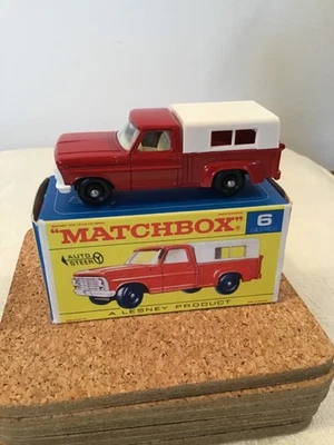 Camioneta Ford Lesney Matchbox 6 caja original Foto 1 de 4