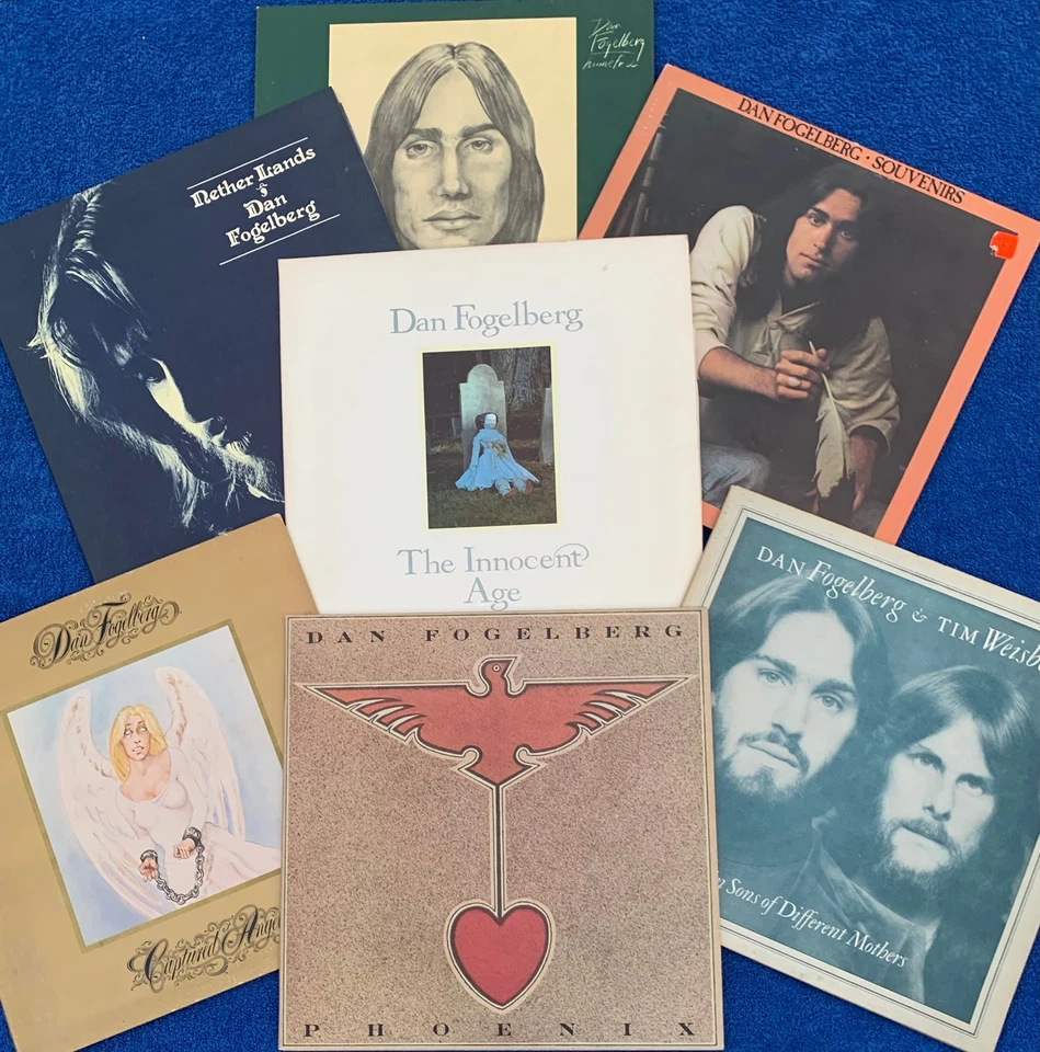 Dan Fogelberg 7 LP Lot - Of His First Seven Vinyl LP's in Near Mint Condition!! Foto 1 de 1
