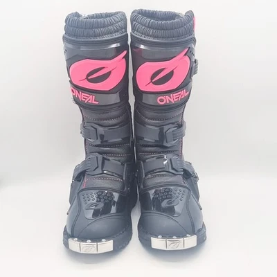 Botas de mujer O'Neal 2017 MX Rider Pro negras rosas EE. UU. 7 UE 37 motocross Foto 1 de 4