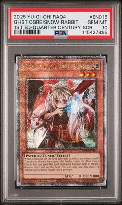 *PSA 10* *QCR* Ghost Ogre and Snow Rabbit RA04-EN015 - Image 1 of 2